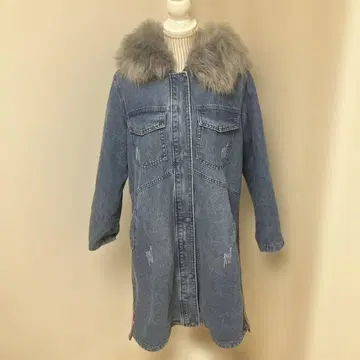 미카레 미카레 데님 롱 자켓