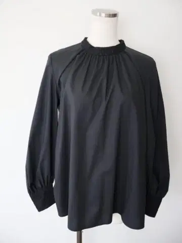 플라스테 코튼 블렌드 커프스 레이스 블라우스 레이스 셔츠 블라우스