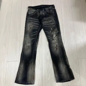 새상품급! 마더라이선스 데미지 가공 부츠컷 데님