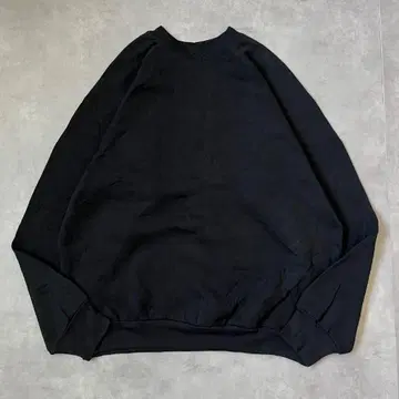 프룻 오브 더 룸 무지 맨투맨 USA 90s 2XL 블랙 17109