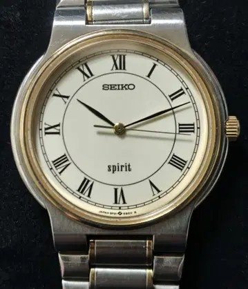 세이코 SPIRIT 스피릿 손목시계 일본제 쿼츠 90s 새상품급 작동