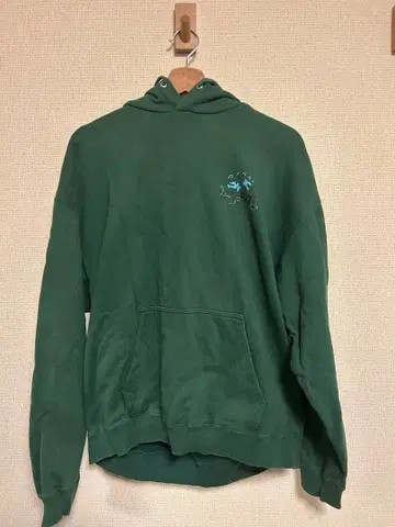 XLARGE 후드티 그린
