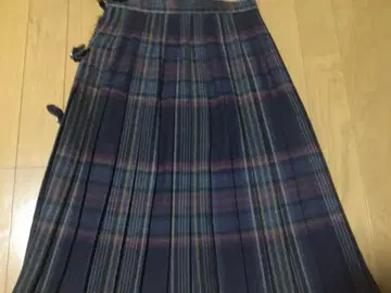 유나이티드 애로우즈 체크 퀼트 스커트