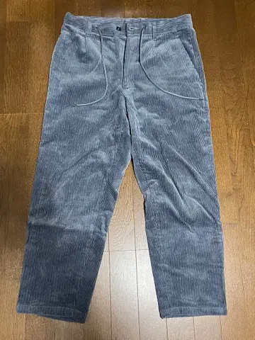 journalstandard 블루 그레이 코듀로이 팬츠 M