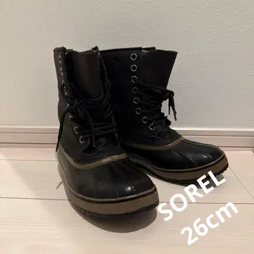 SOREL 블랙 스노우 부츠 26cm