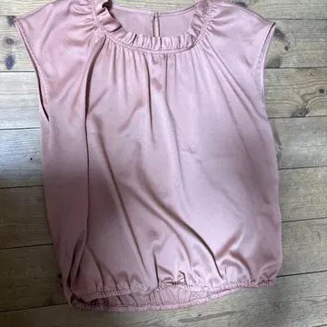 슬리브리스 셔츠 L 핑크