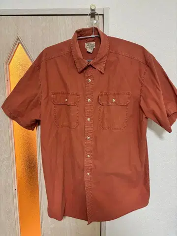 L.L.Bean 반팔 셔츠 오렌지