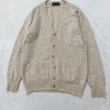 이스트 보이 오트밀 울 가디건 핑크 여신 스톤