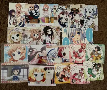 주문은 토끼입니까?? 혜택 브로마이드 코스터 엽서