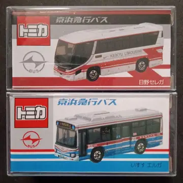 프로텍터 포장 토미카 히노 세레가 하네다 리무진 게이큐 버스 이스즈 엘가