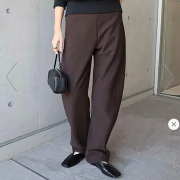 속기모 분또 커브 팬츠 evernavy 에버네이비 [ 브라운 L ]