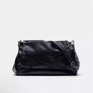 ZARA 락 플랩 숄더백 블랙