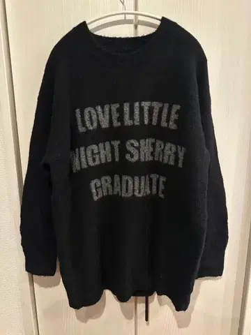 FRAMeWORK 알파카 혼방 로고 인터샤 니트