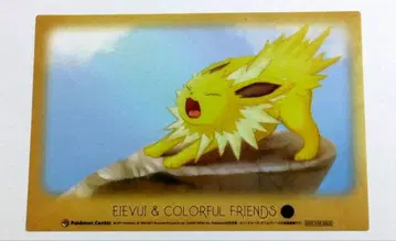 포켓몬 센터 혜택 클리어 카드 이브이 컬러풀 프렌즈 썬더