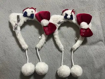 USJ 헬로키티 머리띠 크리스마스 유니버셜 2개 세트