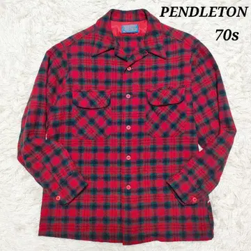 [ 70s ] PENDLETON 펜들턴 보드셔츠 울 USA제