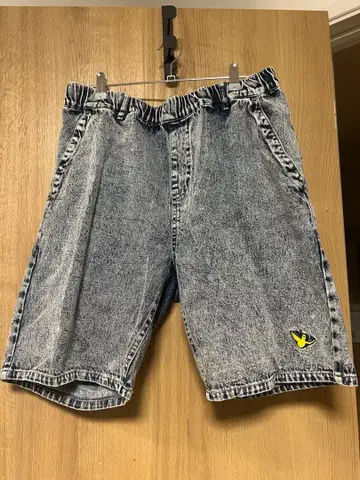 [ 마크곤잘레스 ] 케미컬 블루 하프 팬츠