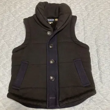 BLUE BLUE JAPAN 블랙 맨투맨 베스트 사이즈 1