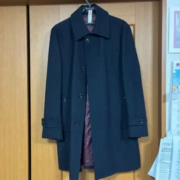 ONLY 블랙 울 코트