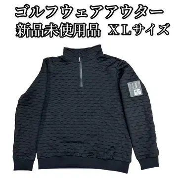골프웨어 아우터 골프웨어 자켓 미사용 새상품 XL 사이즈 블랙