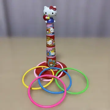 헬로키티 링던지기 세트 놀이에 딱 맞는 키티