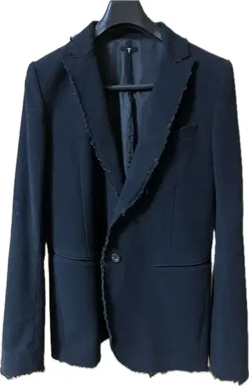 LGB 프린지 테일러드 자켓 루그랑 블루