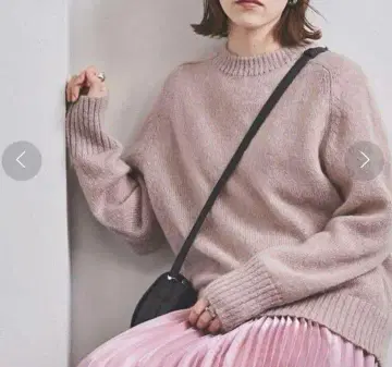 모헤어 울 니트 풀오버