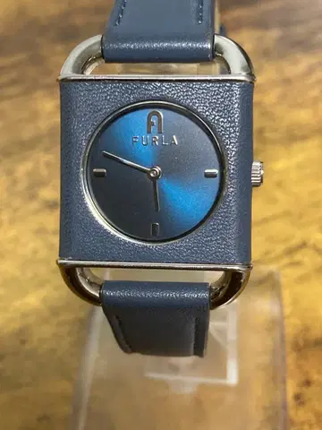 훌라 손목시계 FURLA 시계 아르코 스퀘어 스퀘어 파랑 가죽