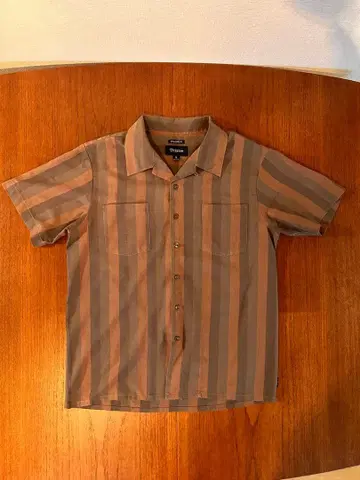 Brixton 스트라이프 반팔 셔츠 S 사이즈