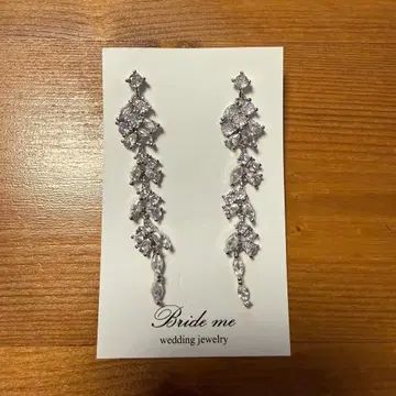 새상품급 브라이드미 bride me [ZP-39] 큐빅 지르코니아 귀걸이