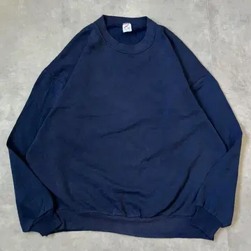 저지즈 맨투맨 구제 의류 USA제 80s 무지 2XL 네이비 17115