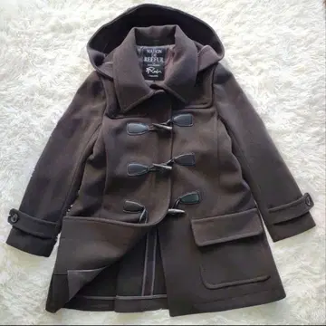 MAISON DE REEFUR 브라운 더플 코트