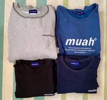 muah muah 맨투맨 T셔츠 세트