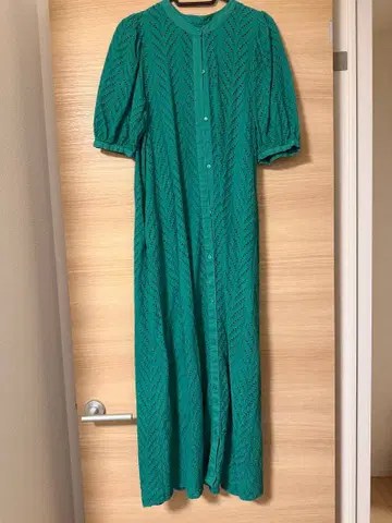 URBAN RESEARCH 반팔 롱 원피스 그린