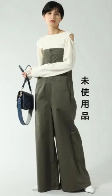 미사용품 ROSE BUD 베어 절개 올인원