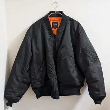 BEAMS 블랙 MA-1 자켓 S 24AW