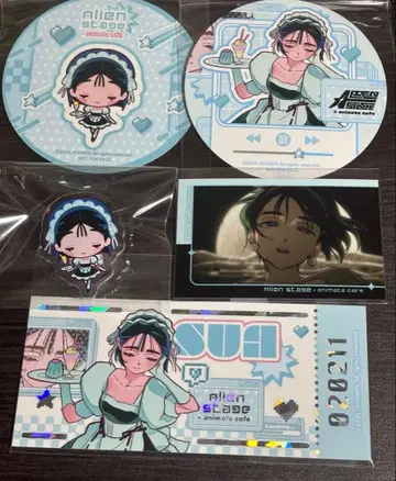 에이리언 스테이지 ALIEN STAGE 애니메이트 카페 스아 세트