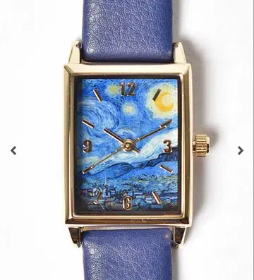 미사용 새상품 블루블루에 오리지널 회화 워치 별이 빛나는 밤 완판템