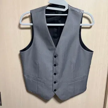 [ A4 사이즈 ] 포멀 베스트 (그레이/블랙 리버서블)