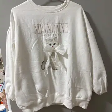 OLIVE des OLIVE 고양이 맨투맨