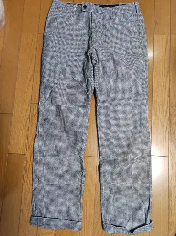 유니클로 하운드투스 패턴 코듀로이 팬츠