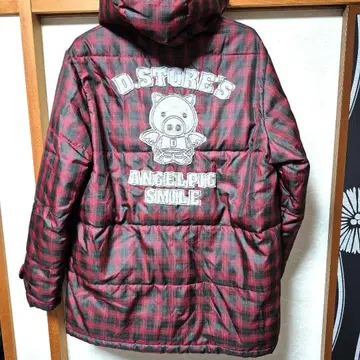 드럭 스토어즈 체크 무늬 다운 자켓 3