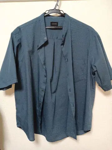 그린 레이블 릴랙싱 반팔 셔츠 다크 그린