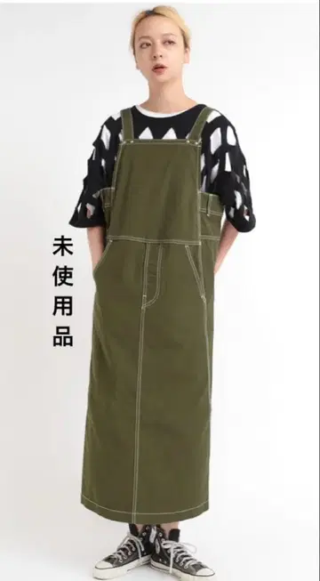 미사용품 RNA 캔버스 워크 원피스