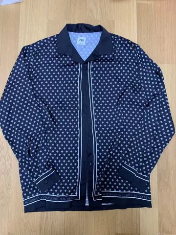 ZARA 다이아몬드 패턴 셔츠 L 사이즈