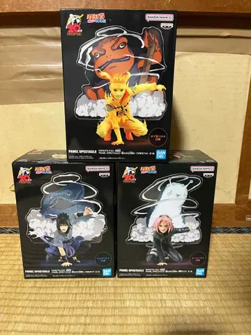 NARUTO 20주년 기념 피규어 세트 새로운 삼닌자