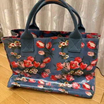Cath Kidson 꽃무늬 토트백 파랑