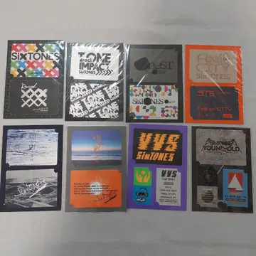 투어 스티커 8매 세트 SixTONES