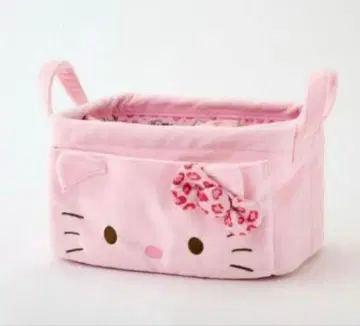 산리오 헬로키티 칸막이 포함 보관 케이스 핑크 시마무라