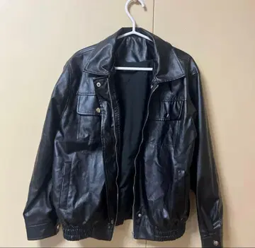 가죽 자켓 블랙